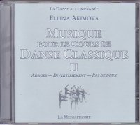 中古レッスンCD/エリーナ・アキモヴァ　Musique pour le Cours de Danse Classique 2