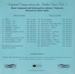 画像2: 中古レッスンCD/Original Compositions For Ballet Class, Vol.5