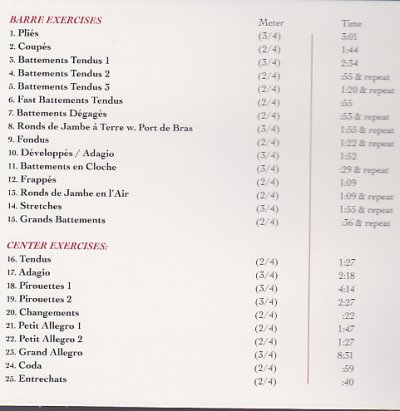 画像1: 中古レッスンCD/Ballet piano music for class(ミロ・マグロワール)