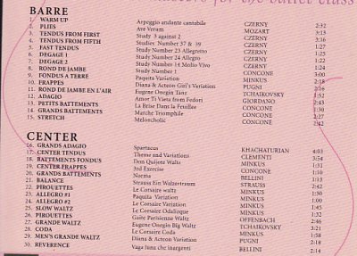 画像1: 中古レッスンCD/music masters for the ballet class