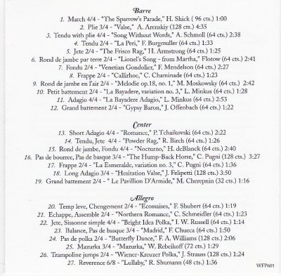 画像1: 中古レッスンCD/First Steps Beginner Ballet Music for the First Years