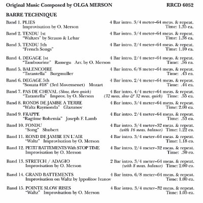 画像1: 中古レッスンCD/OLGA MERSON for Ballet Class