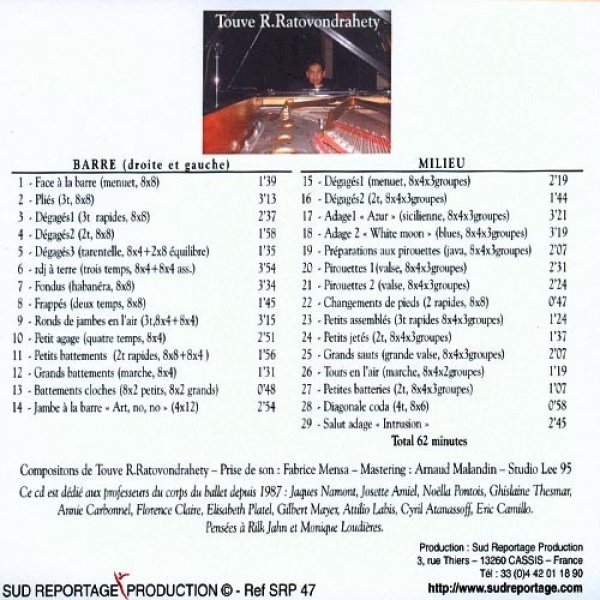 画像2: 中古レッスンCD/トゥーヴ・R・ラトヴォンドラヘティ『Opus2』 (2)