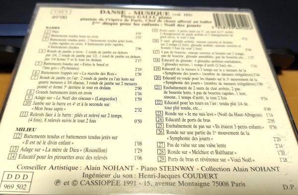 画像2: 中古CD/ピエトロ・ガリ「DANSE-MUSIQUE VOL.102」 (2)