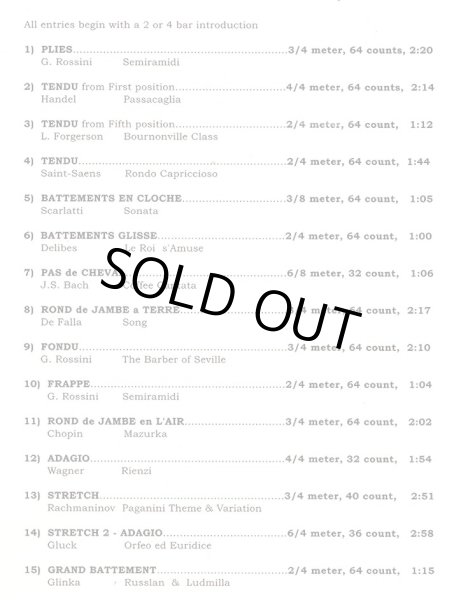 画像2: 中古レッスンCD/DANCE CLASS III(マイケル・チェリー) (2)