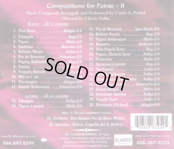 画像2: 中古レッスンCD/Compositions for Pointe 2 (2)
