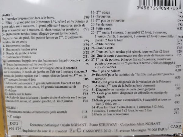 画像2: 中古レッスンCD/ピエトロ・ガリ「DANSE-MUSIQUE VOL.75」 (2)