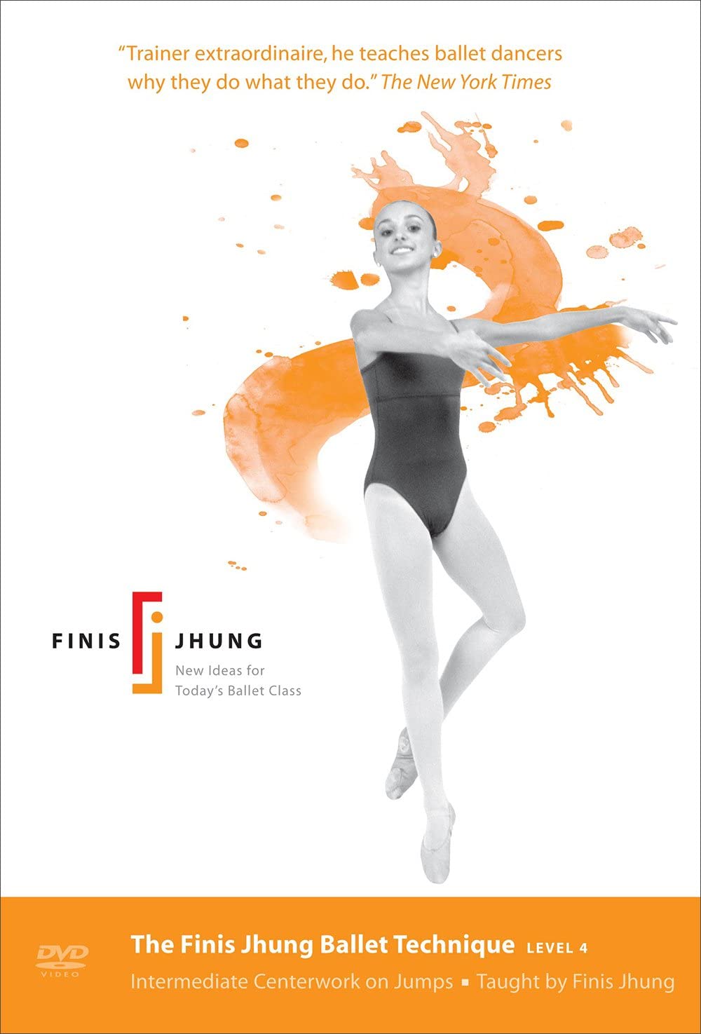 中古レッスンDVD The Finis Jhung Ballet Technique Level 4 センター中級（ジャンプ）